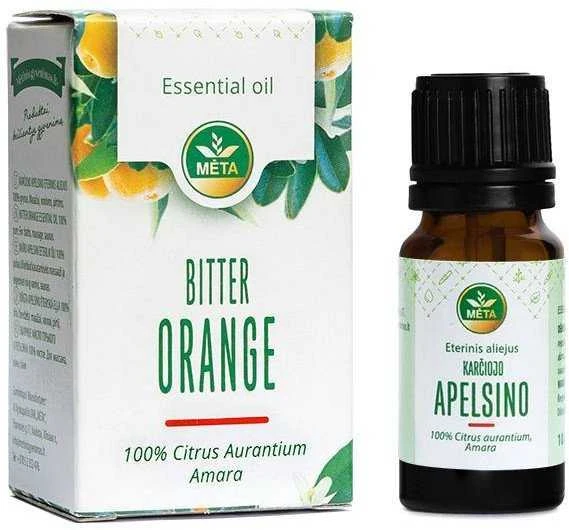 Eterinis karčiųjų apelsinų aliejus MĖTA, 10 ml