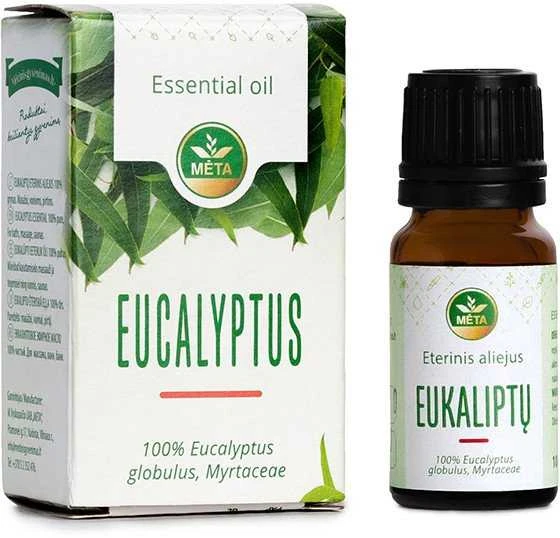 Eukaliptų eterinis aliejus Mėta, 10 ml