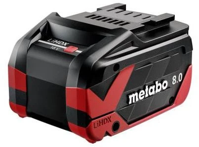 Metabo 18V LiHDX 8.0Ah akumuliatorius