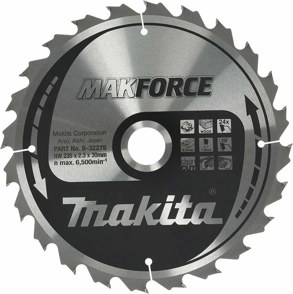 Pjovimo diskas medienai Makita B-32275; 235x30 mm; Z24