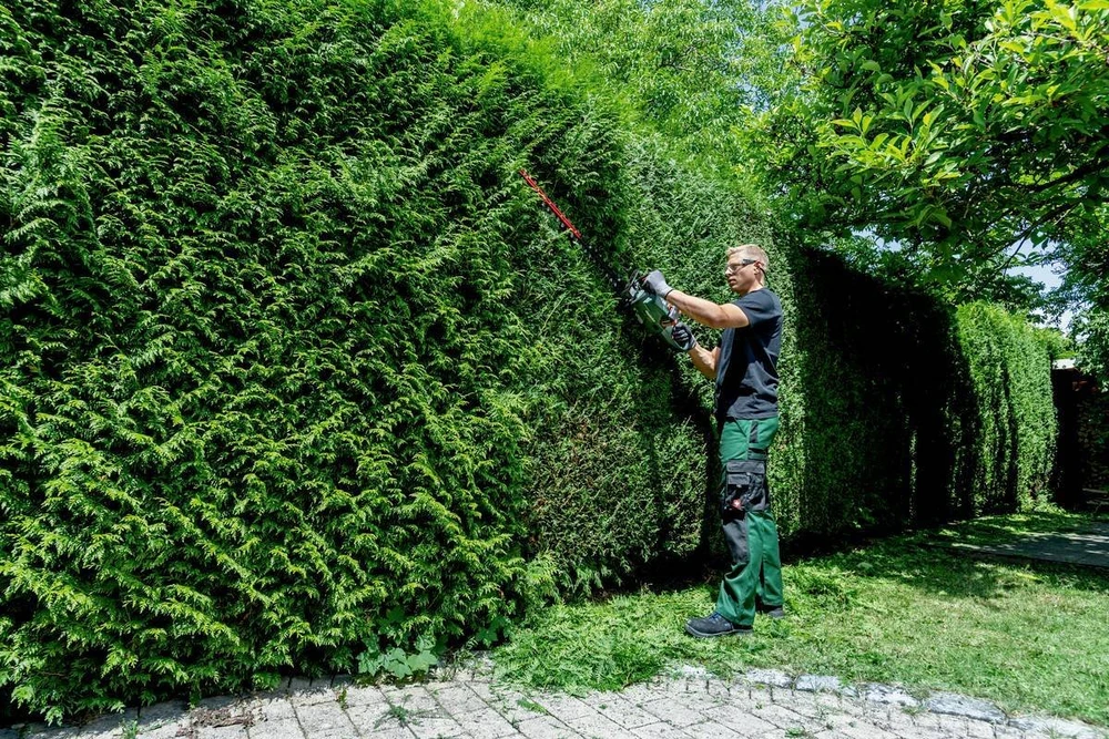Gyvatvorių žirklės Metabo HS 18 LTX BL 55; 18 V; 55 cm (be akumuliatoriaus ir pakrovėjo)
