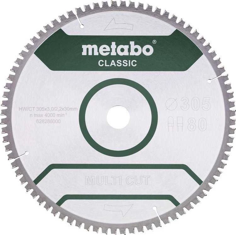 Universalus pjovimo diskas Metabo FZ/TZ MULTI CUT CLASSIC; 305x30x80 mm; -5°