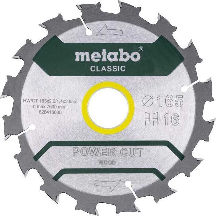 METABO DISKINIS PJŪKLAS HW/CT 165x30x16z POWER CUT WOOD CLASSIC