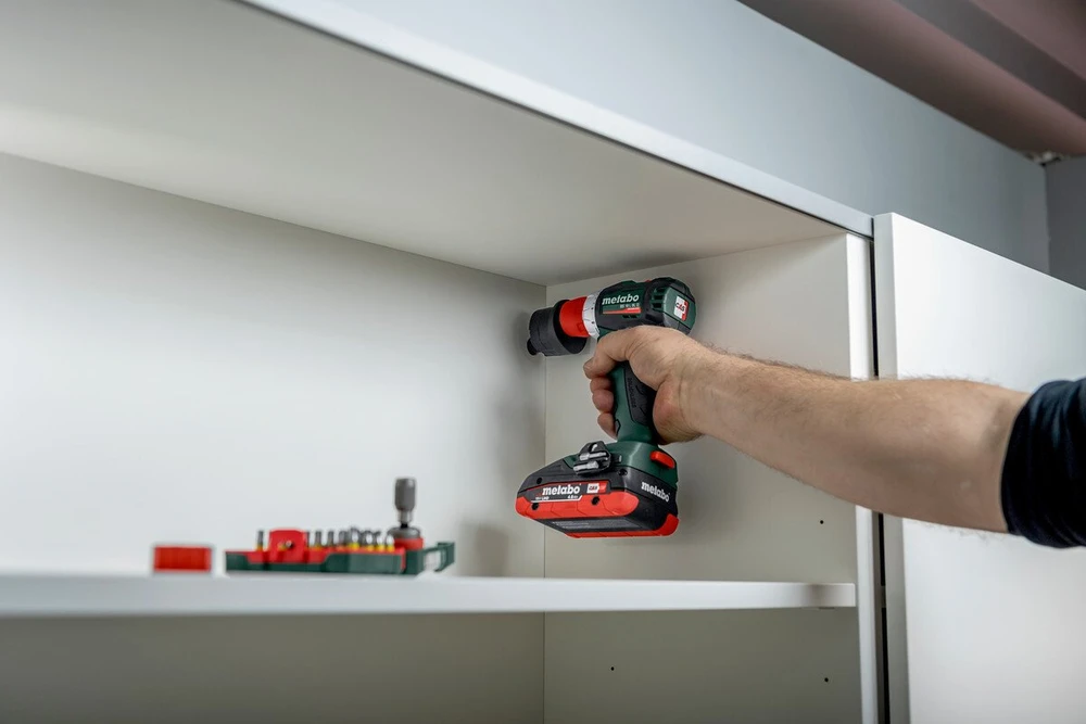 Akumuliatorinis suktuvas-gręžtuvas Metabo BS 18 L BL Q; 18 V (be akumuliatoriaus ir pakrovėjo)