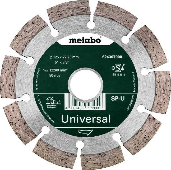 Deimantinis pjovimo diskas 125x22,23 mm, Metabo