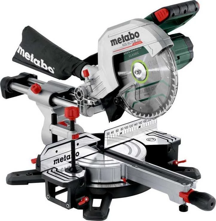Skersinio pjovimo staklės Metabo KGS 18 LTX BL 254; 18 V; 254x30 mm (be akumuliatoriaus ir pakrovėjo)