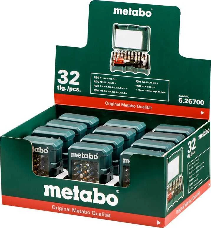 Antgalių rinkinys ''Bitbox 32'', Metabo
