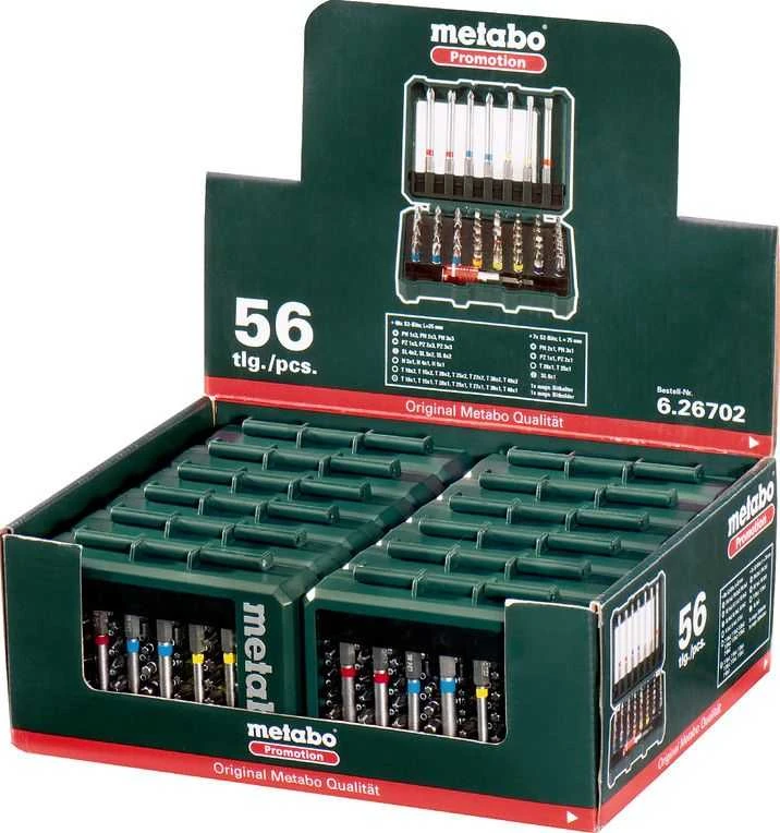 Antgalių komplektas ''Bitbox 56'', Metabo