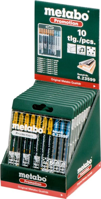 Metabo Siaurapjūklis Blade asortimentas 10 vnt