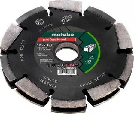 Deimantinis pjovimo diskas Metabo Professional; 125x18x22 mm