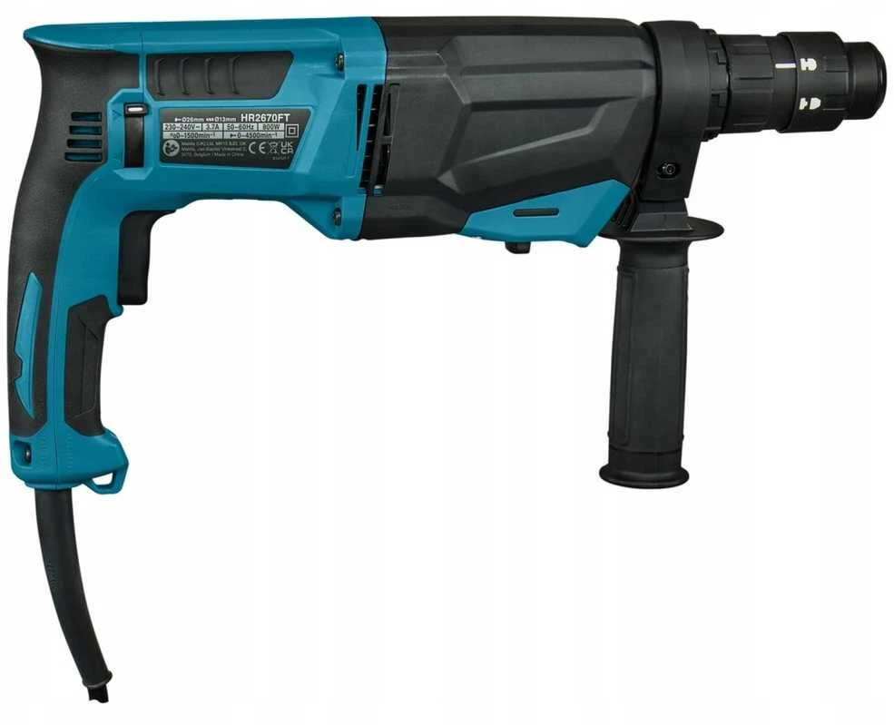 Makita Perforatorius HR2670FT 800W • SDS-PLUS • 26 mm • 3,0 J