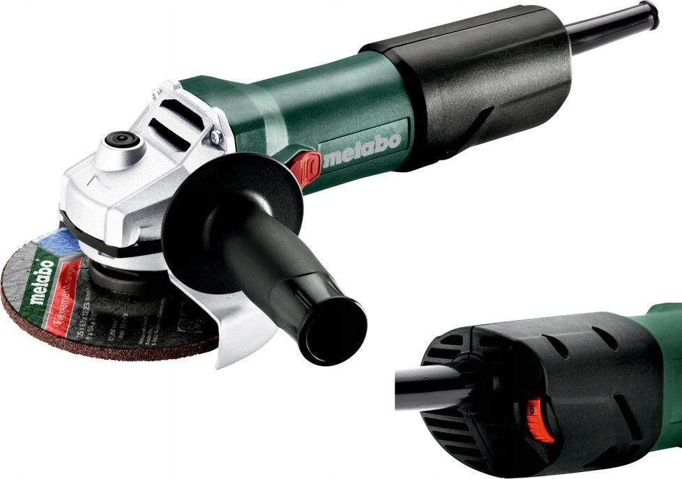 Metabo kampinis šlifuoklis WEV 850, 850W, 125 mm, sūkių reguliavimas