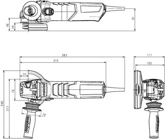 Kampinis šlifuoklis Metabo WEV 15-125 QUICK HT