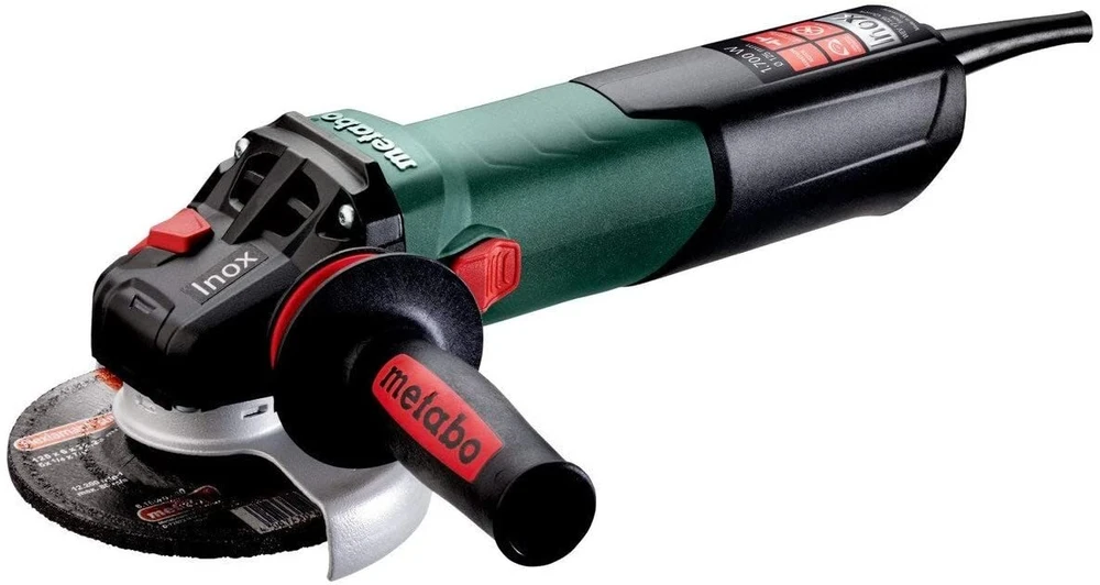 Kampinis šlifuoklis Metabo WEV 17-125 QUICK INOX; 1700 W