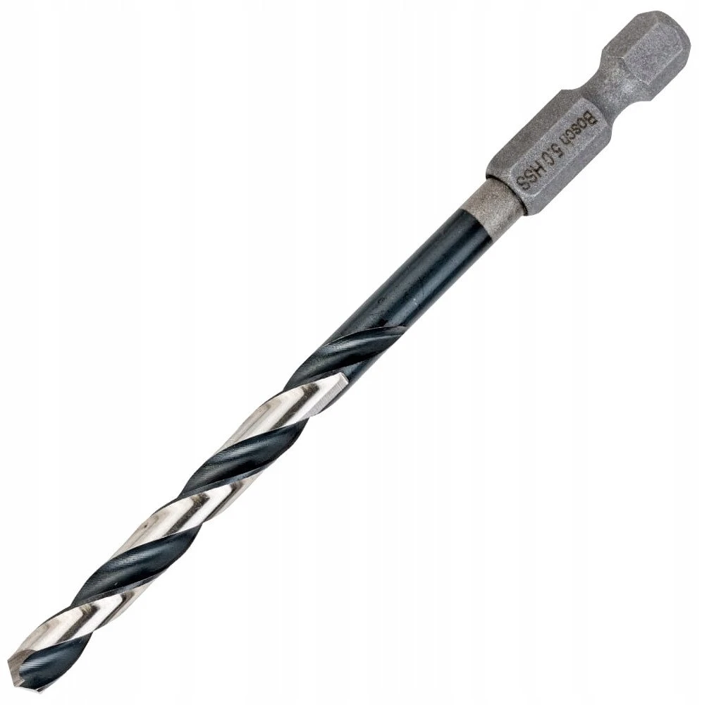 Bosch Grąžtas metalui,Ø5mm,91mm 1/4", 1vnt.