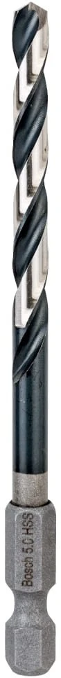 Bosch Grąžtas metalui,Ø5mm,91mm 1/4", 1vnt.