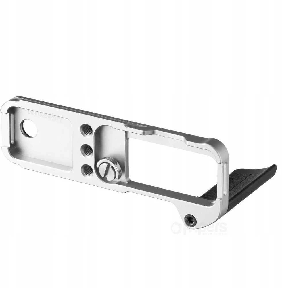 Fotoaparato priedas - JJC HG X100VI rankena aliuminio lydinys ARCA Swiss sidabrinė