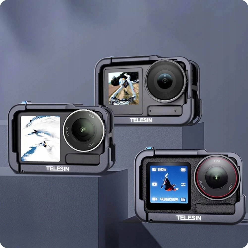 Telesino metalinis dėklas DJI ACTION 3/4/5 kamerai