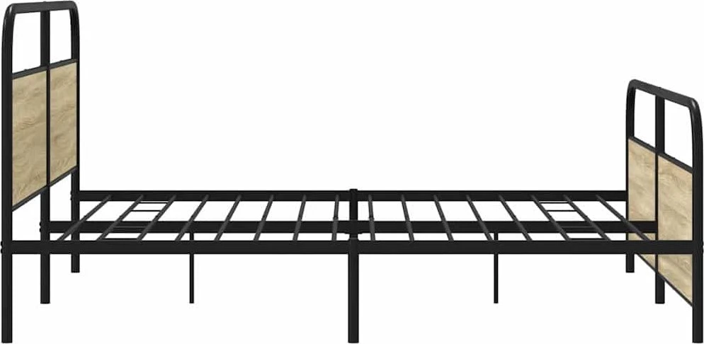 Lova Lovos rėmas be čiužinio, sonoma ąžuolo, 183x213cm, metalas