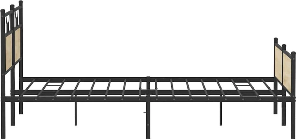 Lova Lovos rėmas be čiužinio, sonoma ąžuolo, 183x213cm, metalas