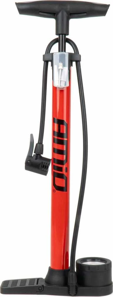 Metalinė rankinė pompa su manometru MINI PU08 AMIO-04343