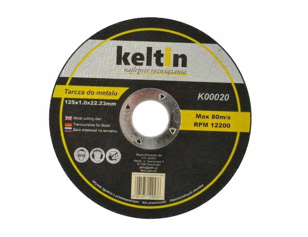 KELTIN metalo pjovimo diskas 125x1.0mm KELTIN (25/100/400)