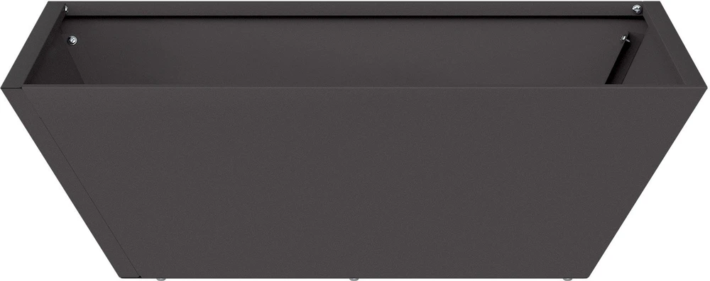Sodo vazonas Juoda 50 x 50 x 15 cm Šaltai valcuotas plienas