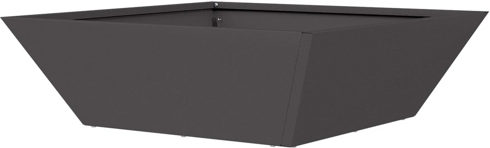 Sodo vazonas Juoda 50 x 50 x 15 cm Šaltai valcuotas plienas