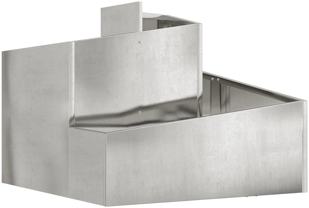 Sodo vazonas Sidabrinė 60 x 60 x 50 cm Galvanizuotas plienas
