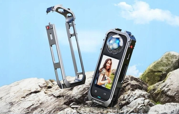 PULUZ metalinis apsauginis dėklas, skirtas „Insta360 X5“