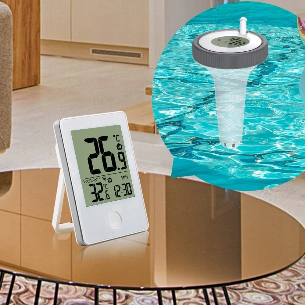 Meteo Meteo Vandens jutiklis Belaidis termometras TB2N LCD