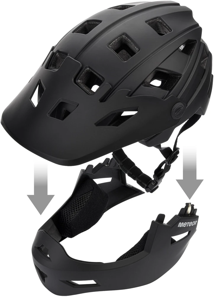 Fullface-fahrradhelm meteor hydra
