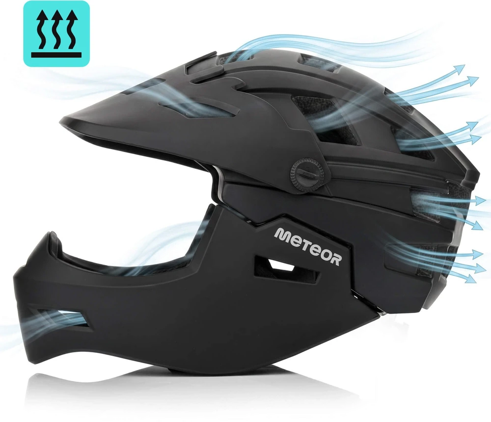 Fullface-fahrradhelm meteor hydra