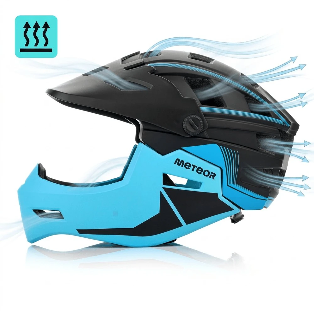 Fullface-fahrradhelm meteor hydra