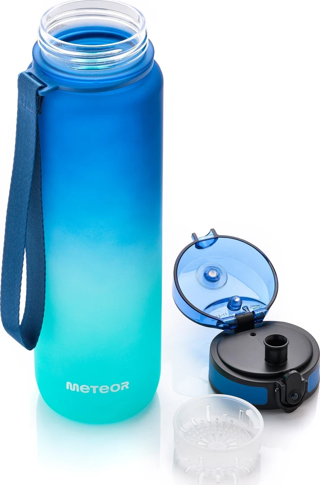Gertuvė Sportinis vandens buteliukas „Meteor“ 1000 ml, tamsi žalia