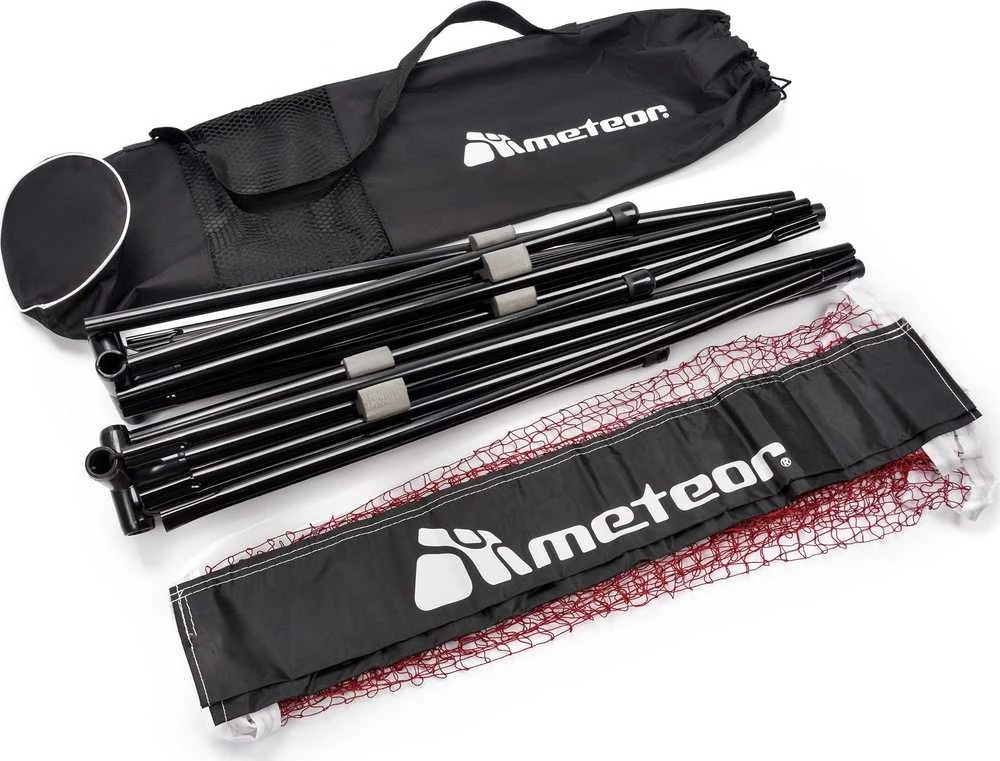 Meteor Nešiojamas badmintono tinklas 4,1x2,2 m