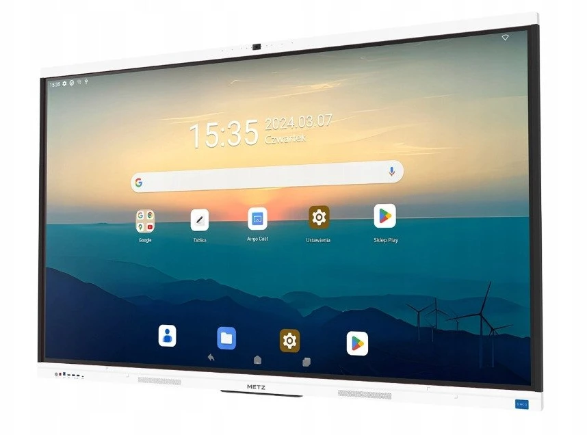 Metz Interaktyvi monitoriaus sistema METZ 65SG1 65'', 4K DLED, Android, Wifi6, sieninis laikiklis, 16GB/256GB, kamera, garsiakalbiai+suboofer