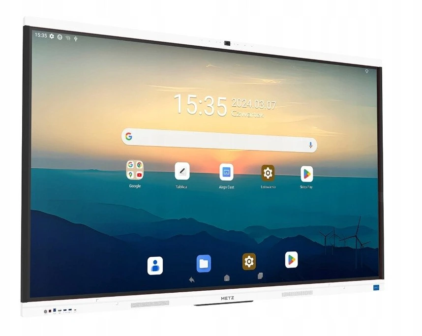 Metz Interaktyvi monitoriaus sistema METZ 65SG1 65'', 4K DLED, Android, Wifi6, sieninis laikiklis, 16GB/256GB, kamera, garsiakalbiai+suboofer