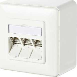 METZ CONNECT C6Amodul 3 port 180° modulis AP, grynai baltas