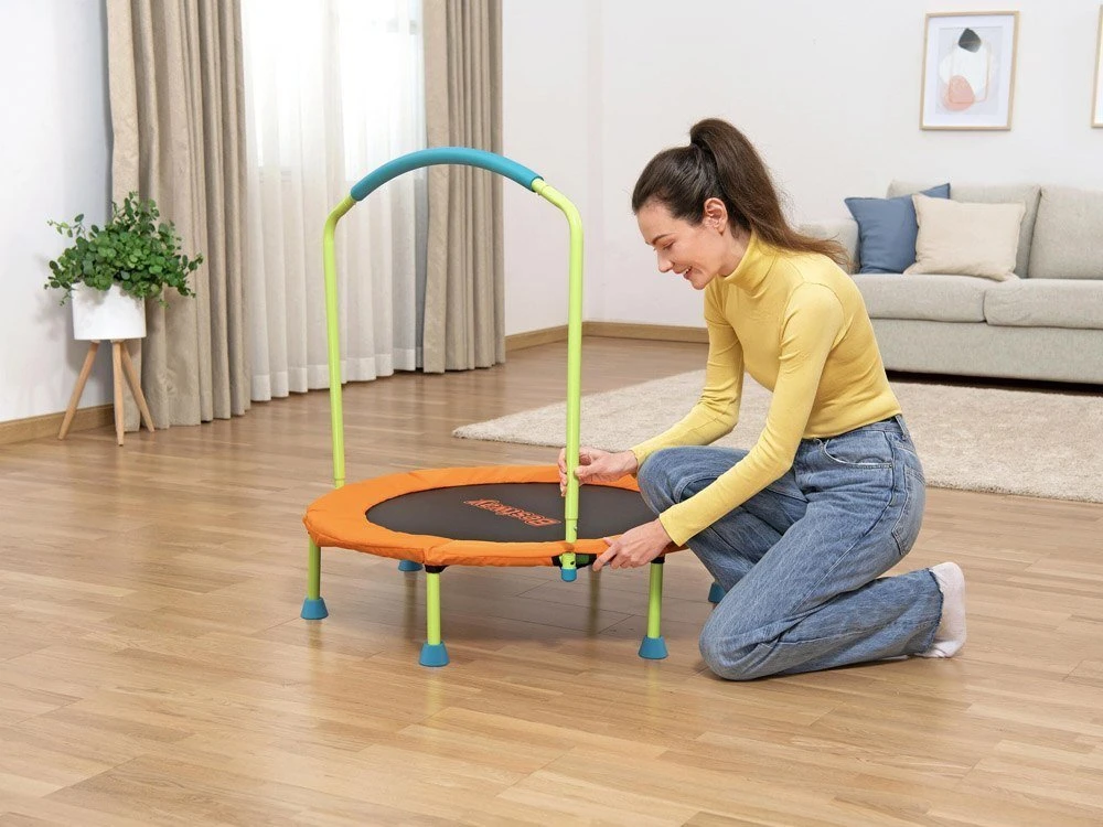 Bestway „Wonderjump“ batutas su rankena, skirta naudoti viduje/lauke, 91 x 96 cm, 59100