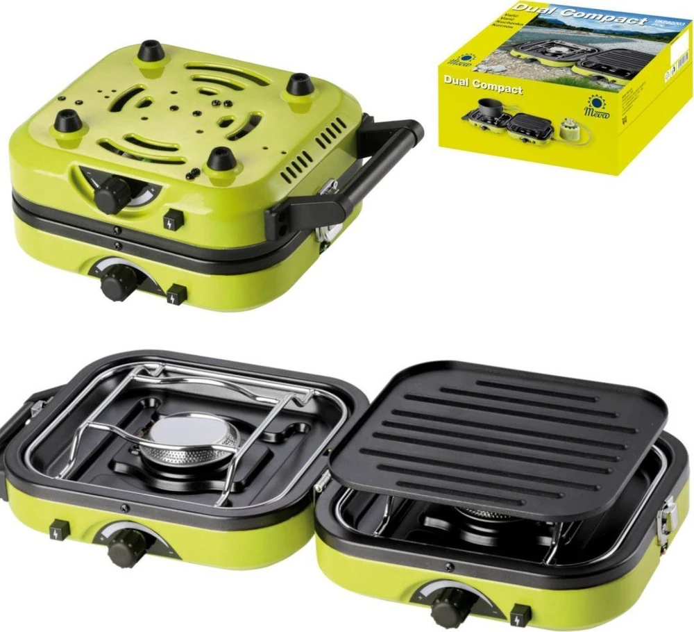 Meva dujinė turistinė dvivietė viryklė DUAL COMPACT + GRILL