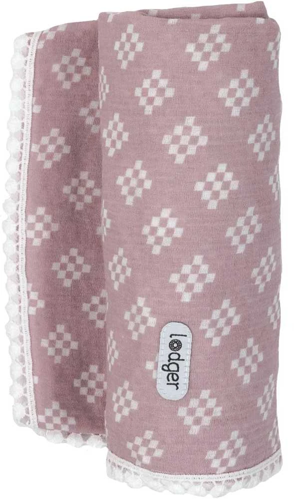 Mexen Lodger Swaddle Tribe muslininės medvilninės sauskelnės 120x120 cm, rožinės spalvos, SWT 107