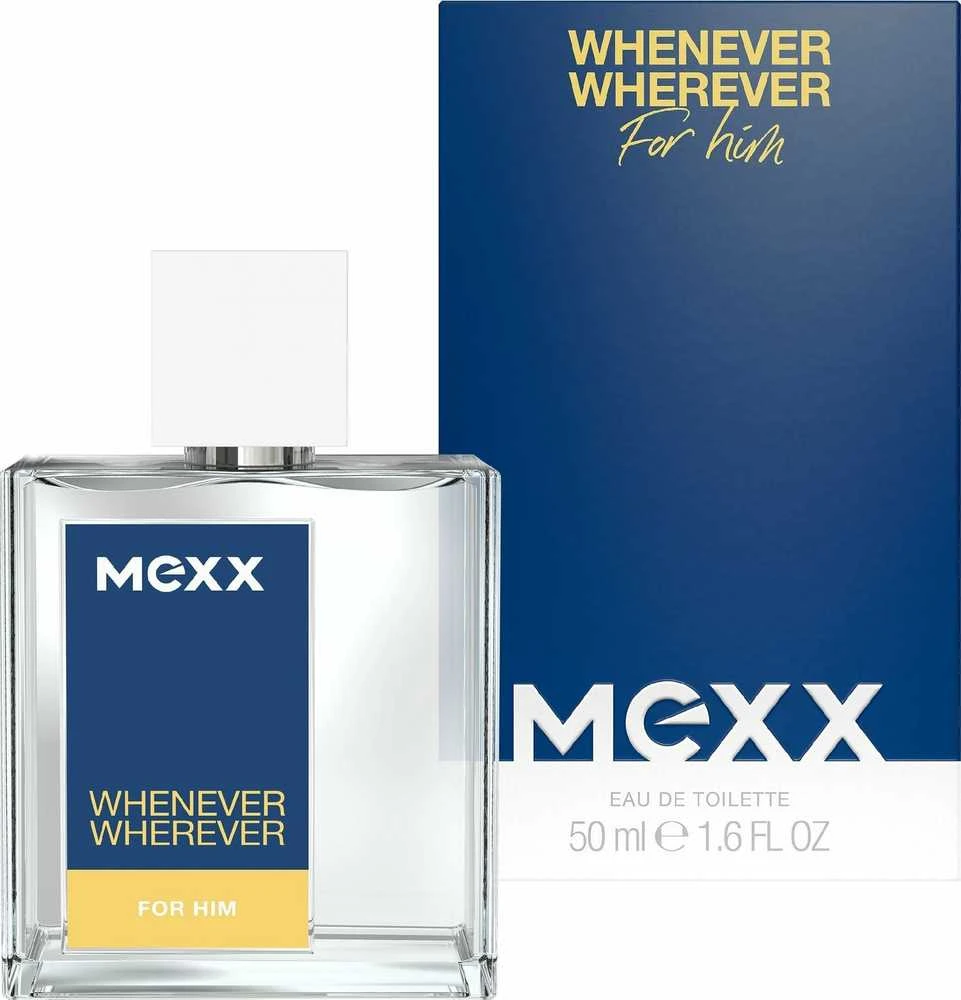 Mexx Whenever Wherever For Him EDT tualetinis vanduo vyrams, 50 ml