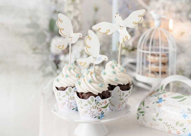 PartyDeco Keksiukų papuošimai Balandis, 14,5cm