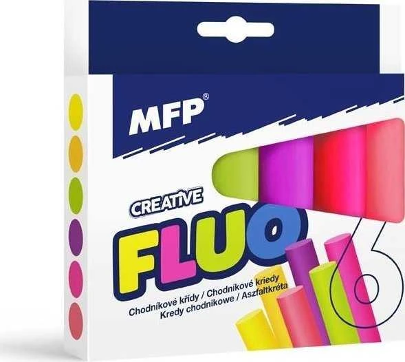 MFP Kreidelės M grindinio fluorescencinės apvalios, 6 vnt. mišinio