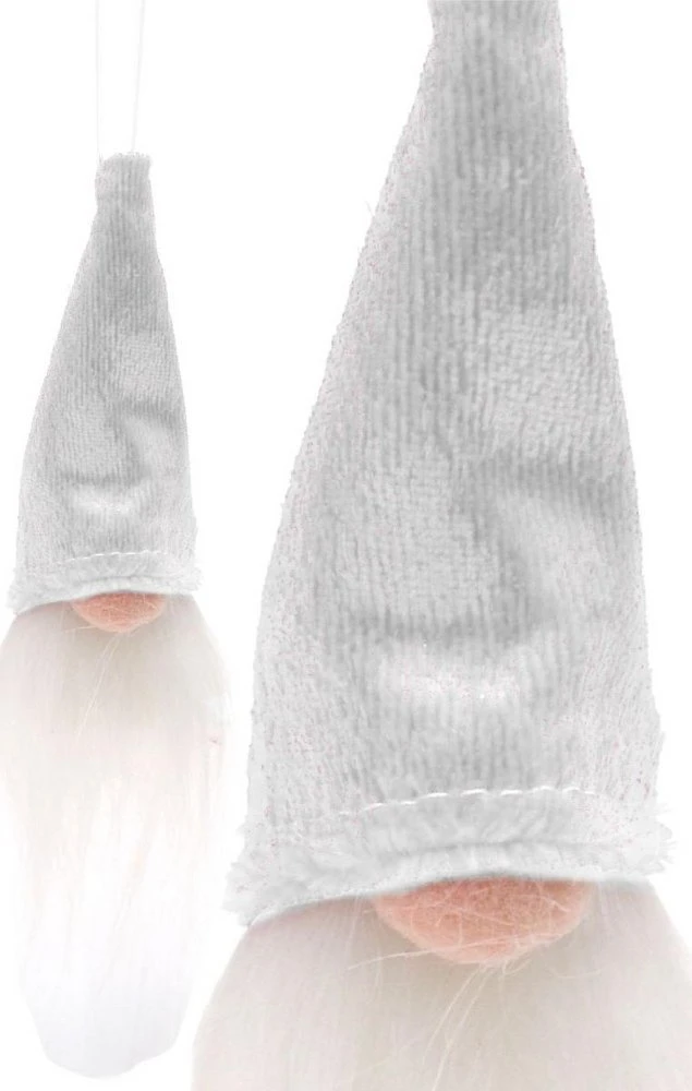 Home &amp; Styling Collection Kalėdinis dekoras Mikulėlis 11 cm baltas