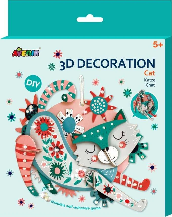 Z48. AVENIR 3D CAT kūrybinis rinkinys