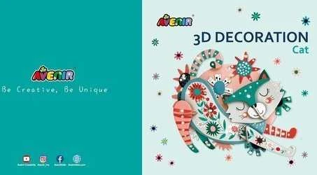 Z48. AVENIR 3D CAT kūrybinis rinkinys