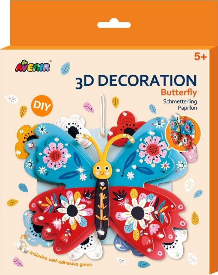Mg Dystrybucja MG 3D dekoracija – drugelis
