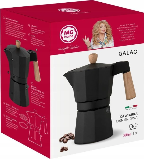 Kavavirė MG Home Lungo 6 filiżanek